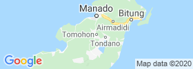 Tomohon map
